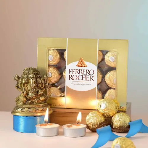 Brass Ganesha Grace & Treats