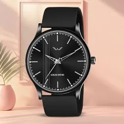 Trendy Silicone Band Analog Watch