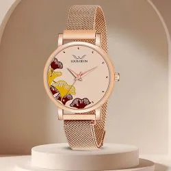 Chic Multi Dial Rose Gold Watch
