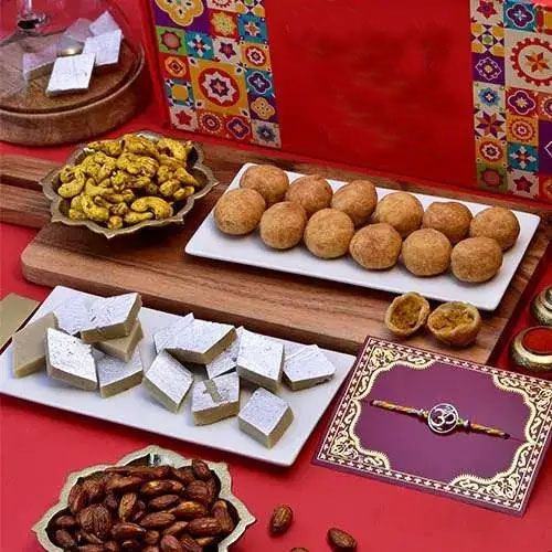 Festive Rakhi & Gourmet Goodies Collection