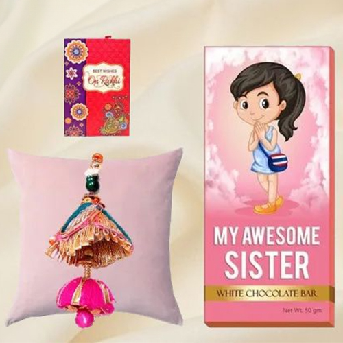 Lumba Rakhi & Chocolate Delight Combo