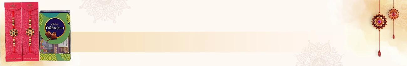 2 Rakhi Sets with Chocolates